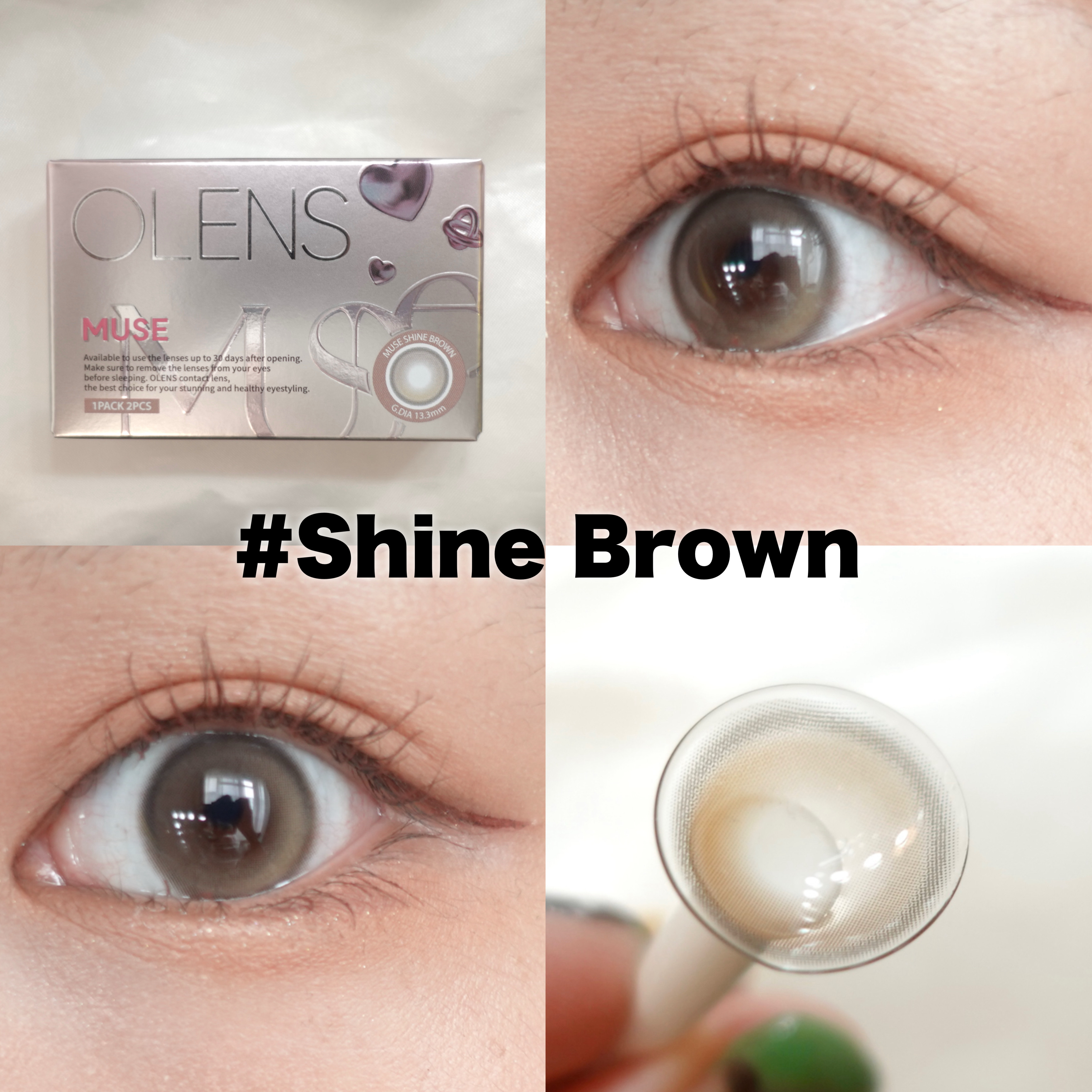 MUSE 1month/OLENS/１ヶ月（１MONTH）カラコンを使ったクチコミ（2枚目）