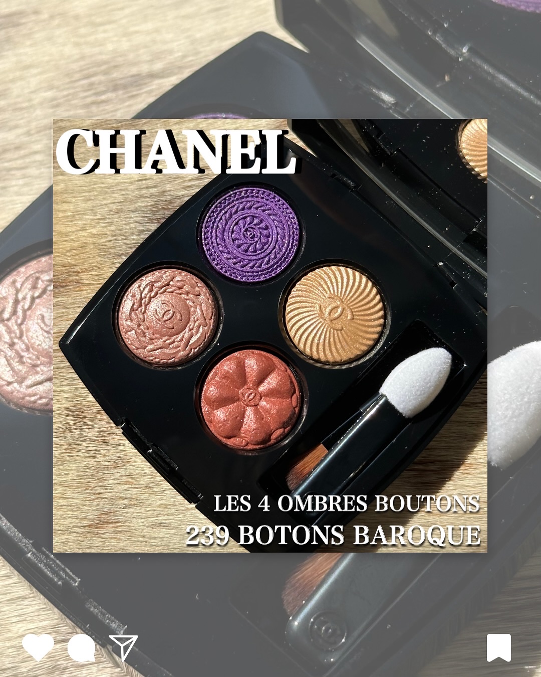 レ キャトル オンブル ブトン/CHANEL/アイシャドウパレットを使ったクチコミ（1枚目）