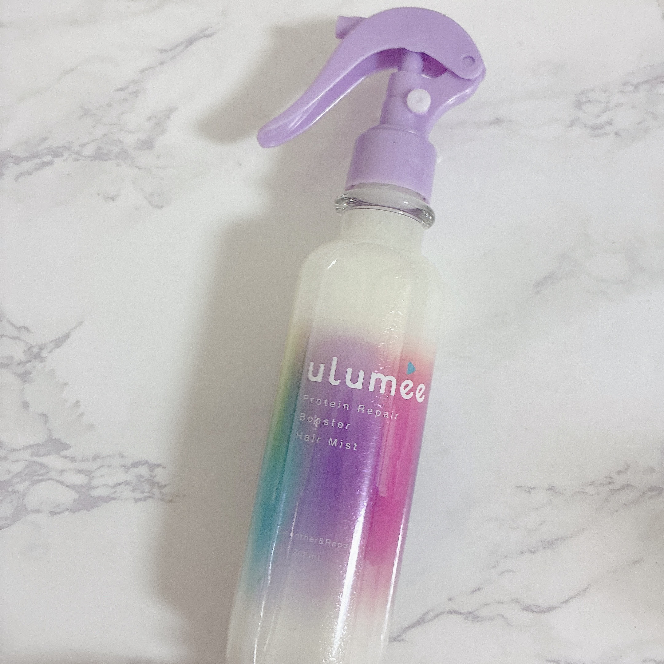 プロテインリペア ブースターヘアミスト/ulumee/ヘアミストを使ったクチコミ（1枚目）