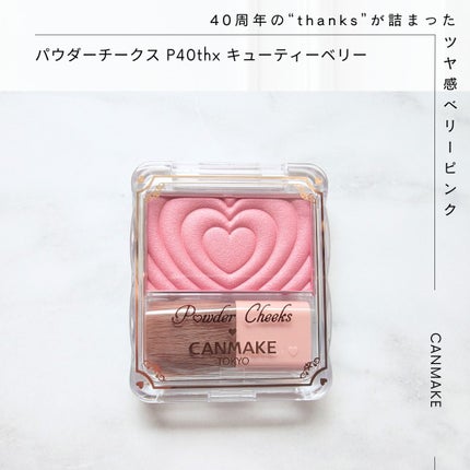 パウダーチークス/キャンメイク/パウダーチークを使ったクチコミ(1枚目)