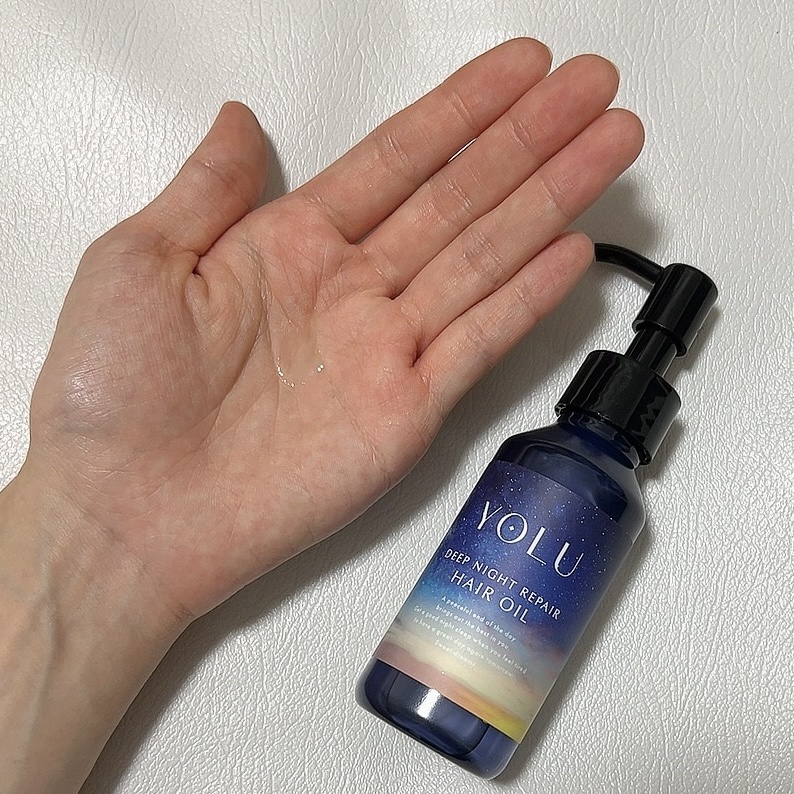 ヨル　ディープナイトリペアヘアオイル 80mL/YOLU/ヘアオイルを使ったクチコミ（2枚目）