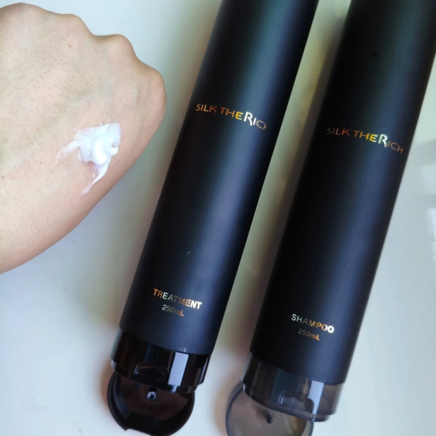 SILK THE RICH スカルプ&リペア シャンプー・トリートメント/SILK THE RICH/市販シャンプーを使ったクチコミ（3枚目）