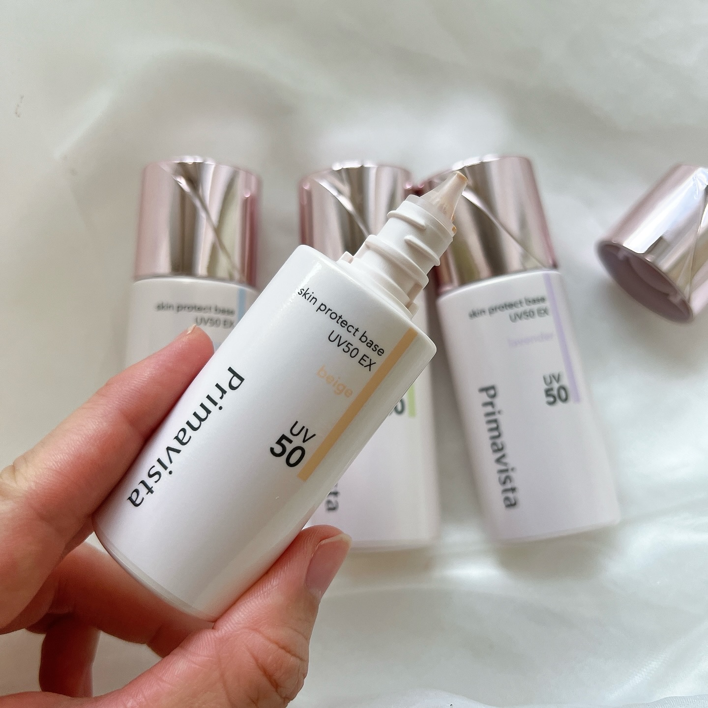 スキンプロテクトベース 皮脂くずれ防止 UV50 EX/プリマヴィスタ/化粧下地を使ったクチコミ（2枚目）