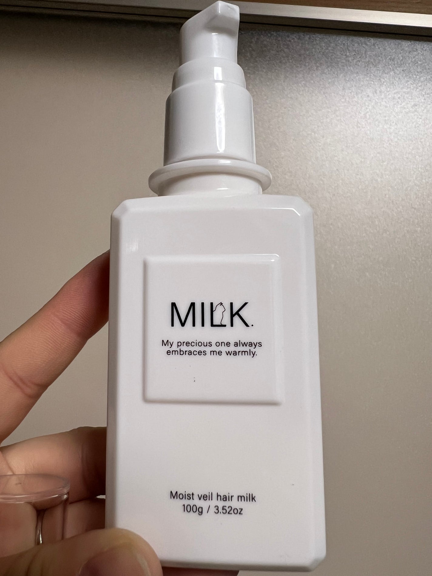 モイストヴェール ヘアミルク<無香料>/MILK./ヘアミルクを使ったクチコミ(1枚目)