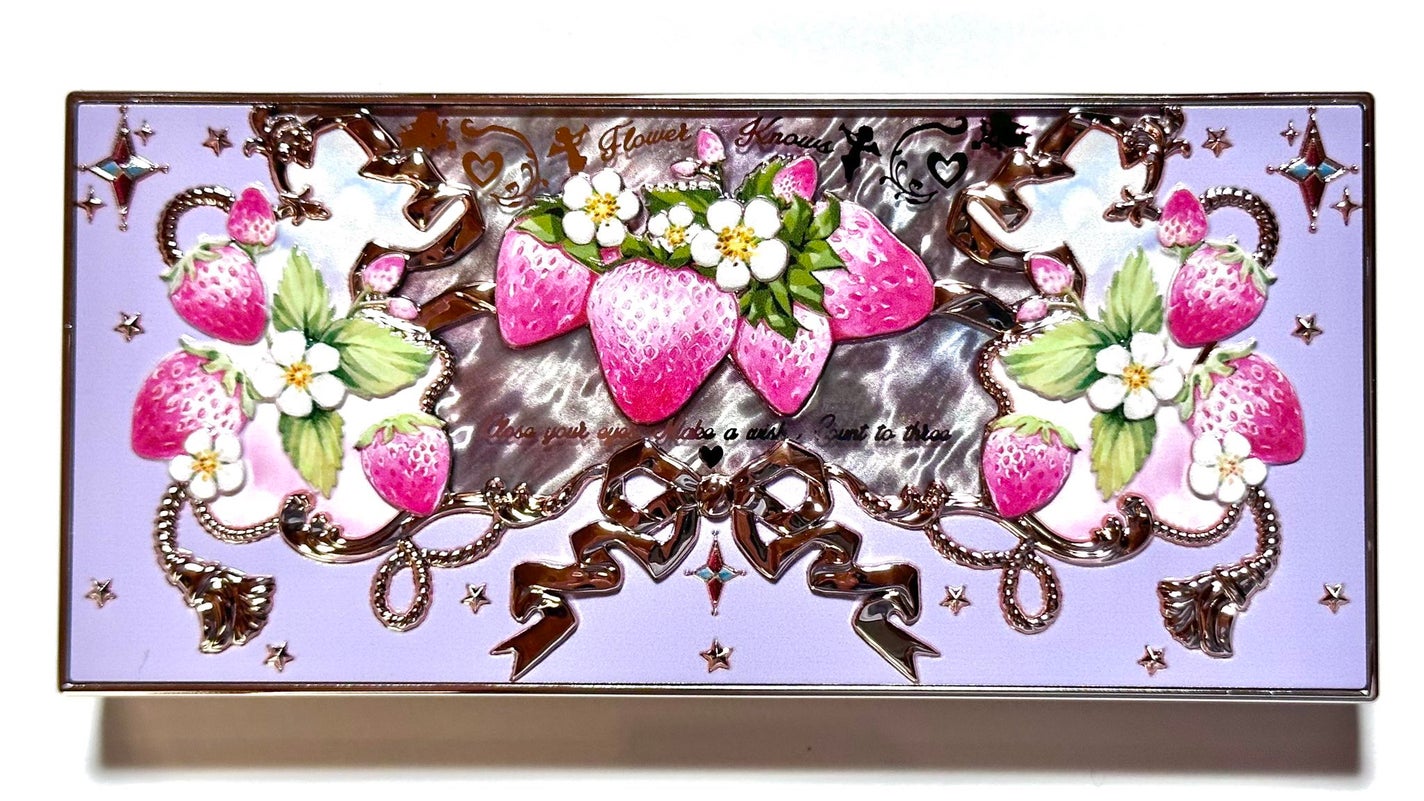 ストロベリーロココ アイシャドウパレット/FlowerKnows/アイシャドウパレットを使ったクチコミ(2枚目)
