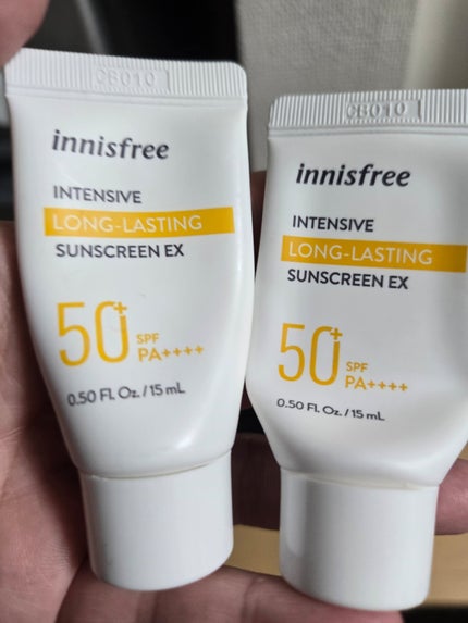 インテンシブ ロングラスティング サンスクリーン EX SPF50+ / PA++++/innisfree/日焼け止めローションを使ったクチコミ(1枚目)