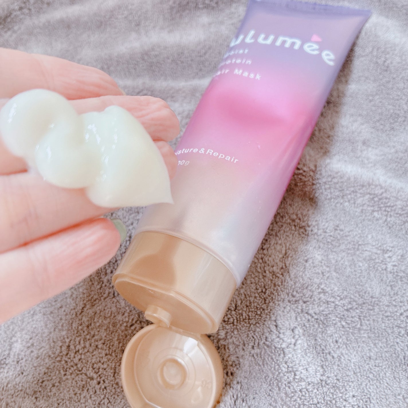 モイストプロテイン ヘアマスク/ulumee/ヘアマスク・ヘアパックを使ったクチコミ(3枚目)