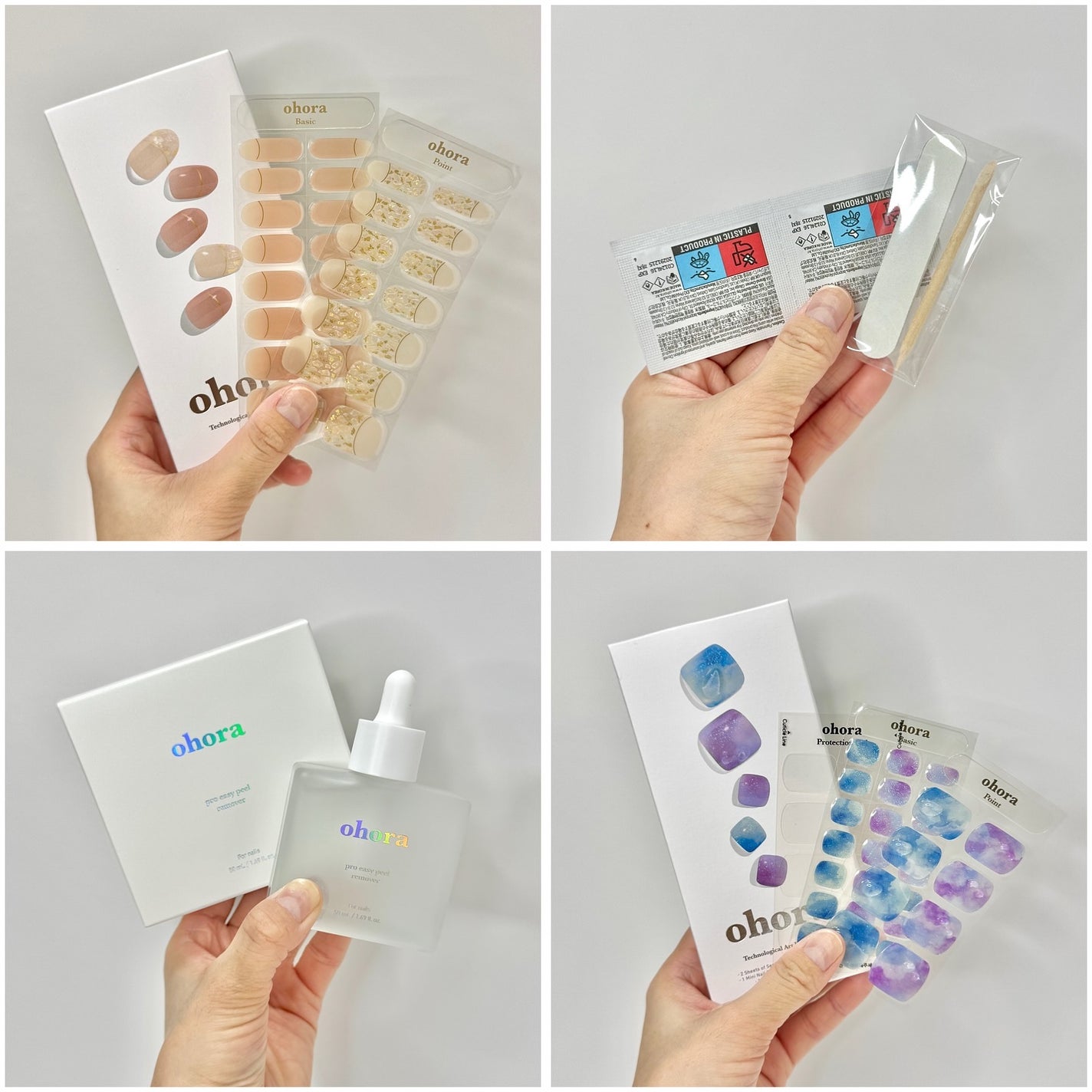 セミキュアジェルネイル(ハンド)/ohora/ネイルシールを使ったクチコミ(2枚目)