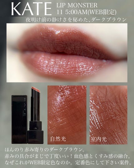 ケイト リップモンスター/KATE/口紅を使ったクチコミ(5枚目)