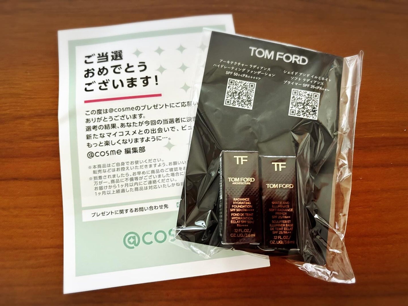アーキテクチャー ラディアンス ハイドレーティング ファンデーション SPF 50+<PA++++>/TOM FORD BEAUTY/リキッドファンデーションを使ったクチコミ(1枚目)