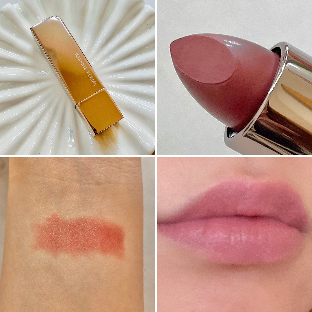 キスミーフェルムさまからいただきました✨️

💄:キスミーフェルム トリコタッチ 
ピンクアールグレイ

ミクロカードハウス構造＆スムースエモリエントオイル配合でなめらかで至福の塗り心地😉

ナチュラルメイクにもあうし、重ね塗りしてしっ