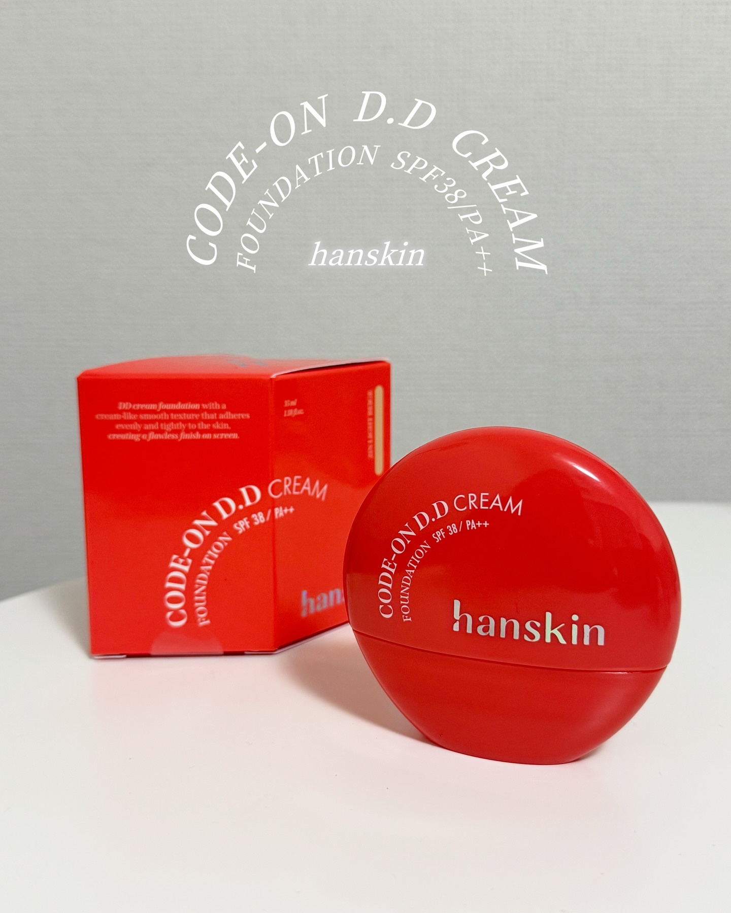 CODEON DDクリームファンデーション/ハンスキン/クリーム・エマルジョンファンデーションを使ったクチコミ（1枚目）