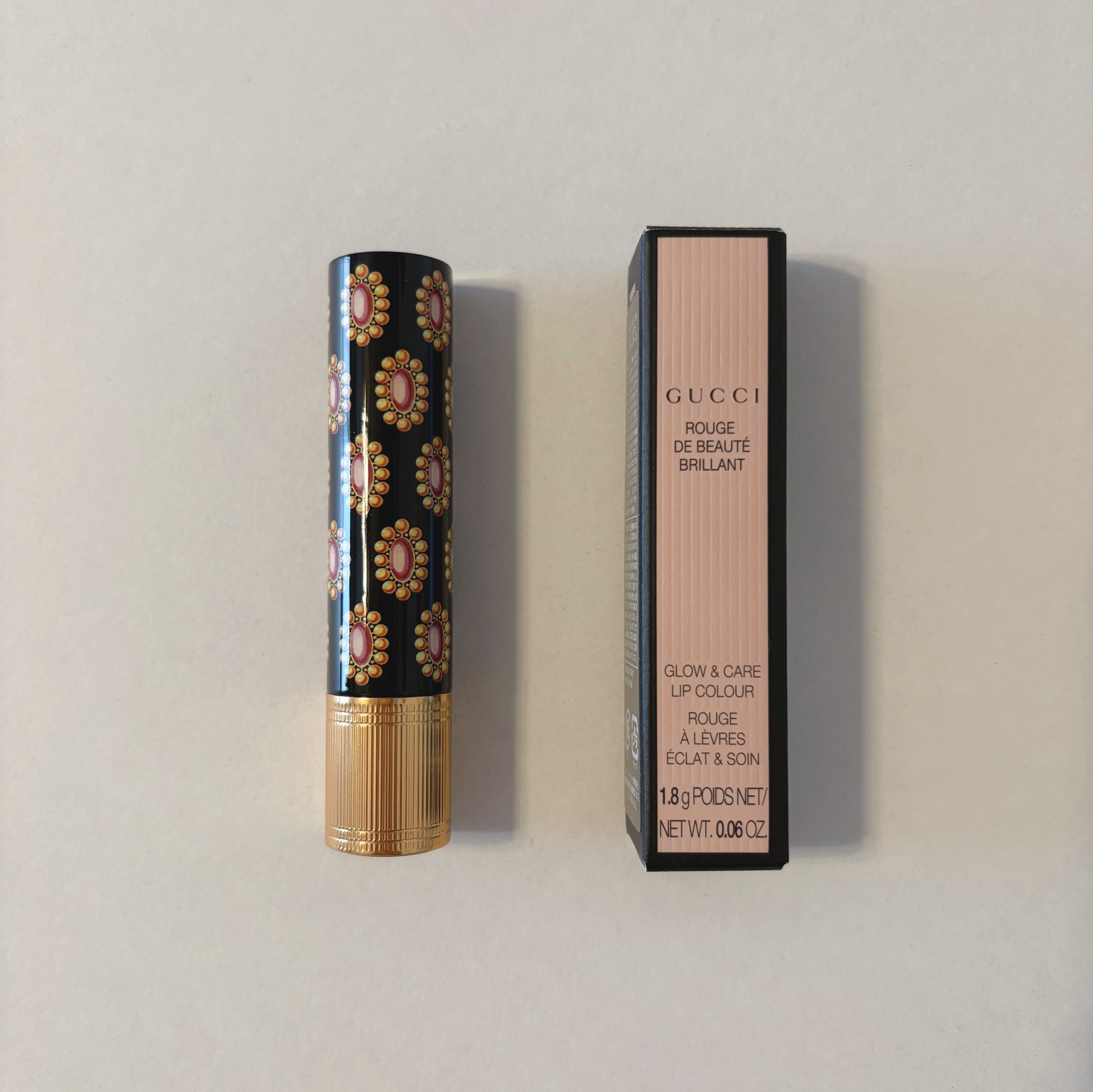 グッチ ルージュ ドゥ ボーテ ブリアン 308 ルーシー ダーク オレンジ/GUCCI beauty/口紅を使ったクチコミ（1枚目）