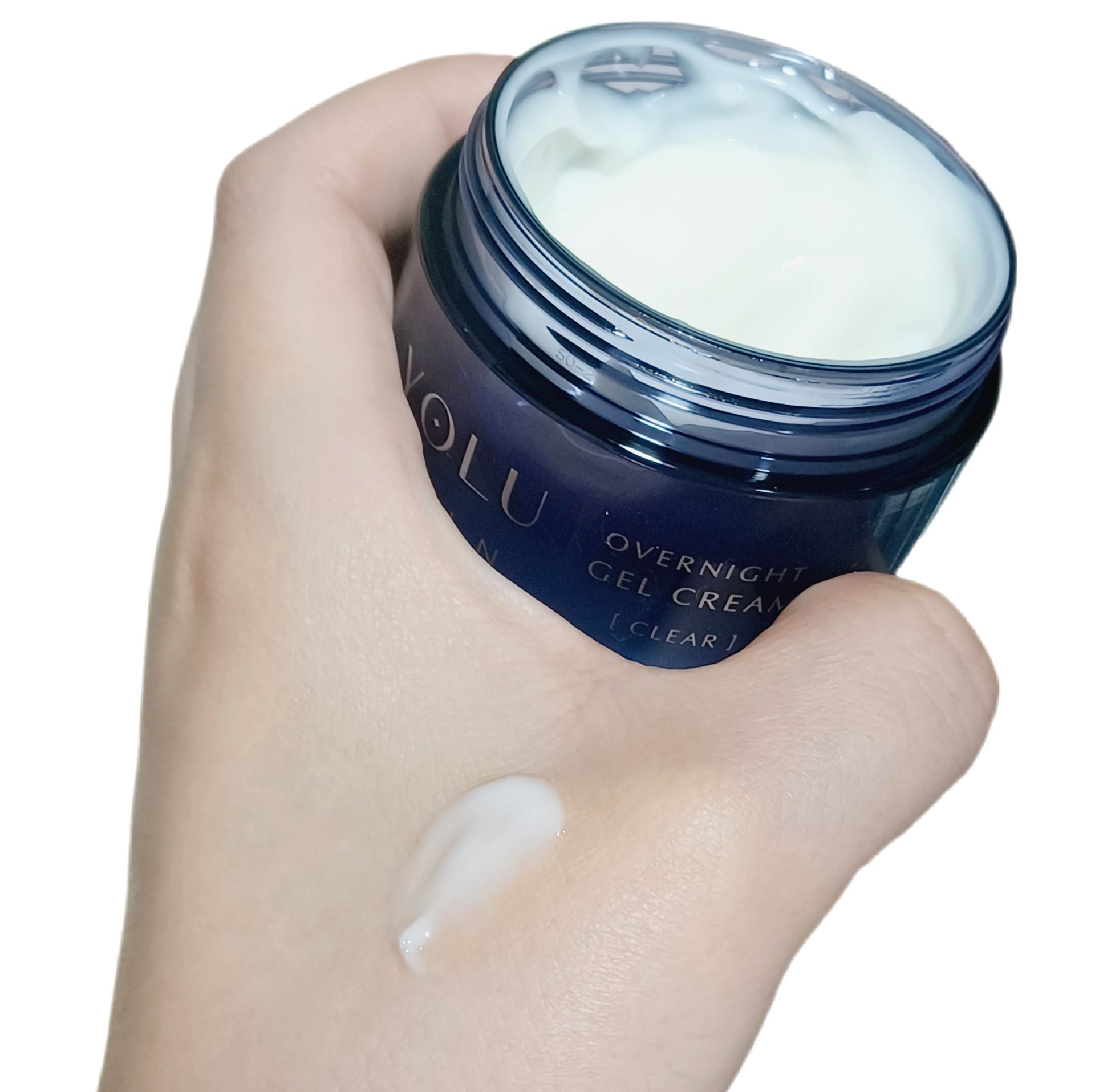 ヨル スキン オーバーナイトジェルクリーム クリア/YOLU/フェイスクリームを使ったクチコミ（3枚目）