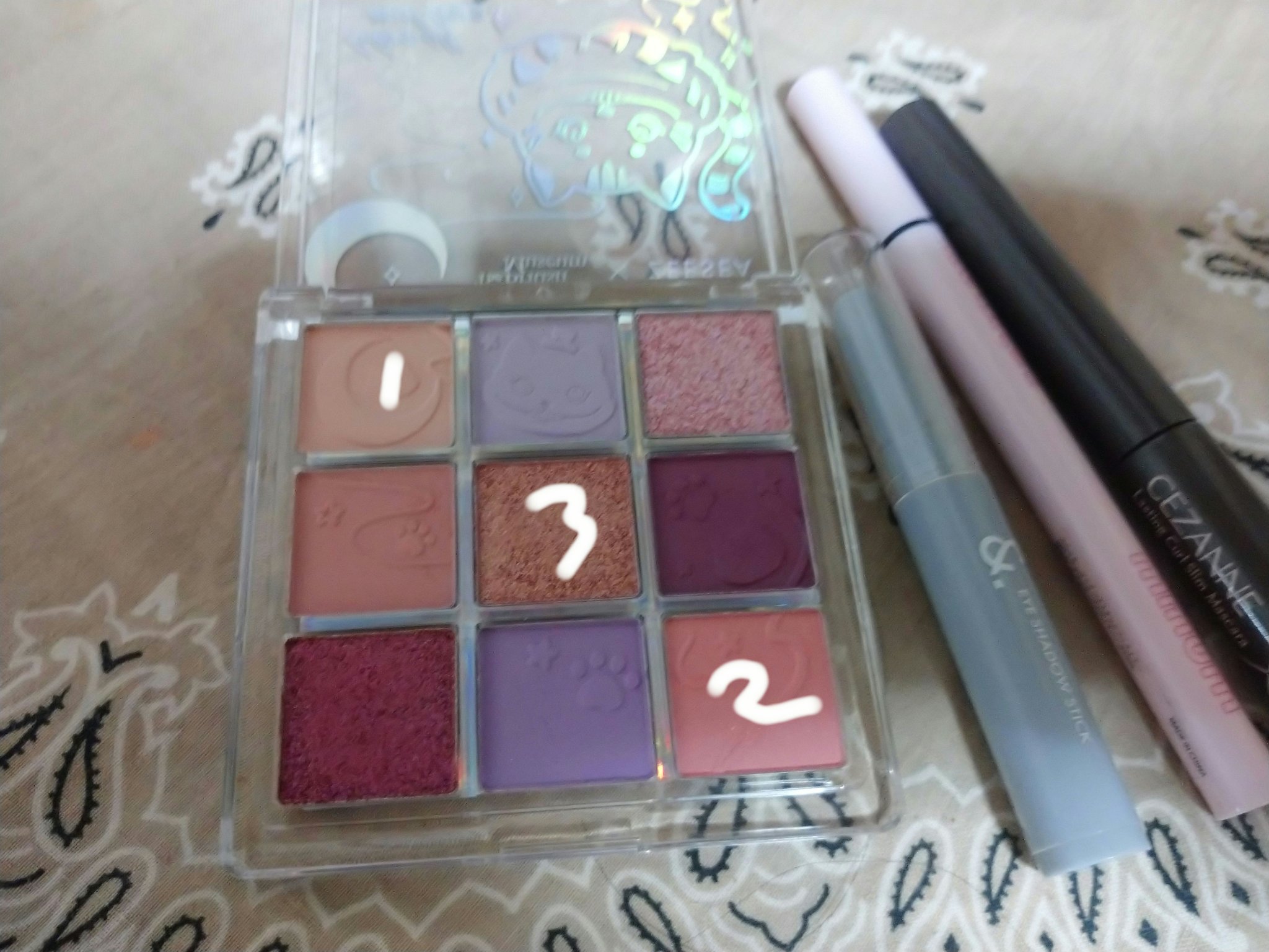 クォーツ 9色アイシャドウパレット(ドリームランドアイシャドウ)/ZEESEA/アイシャドウパレットを使ったクチコミ（1枚目）