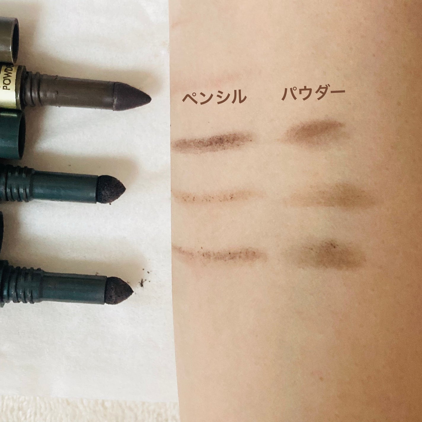 ラスティングスリーウェイアイブロウ ペンシル(旧)/K-パレット/パウダーアイブロウを使ったクチコミ(6枚目)