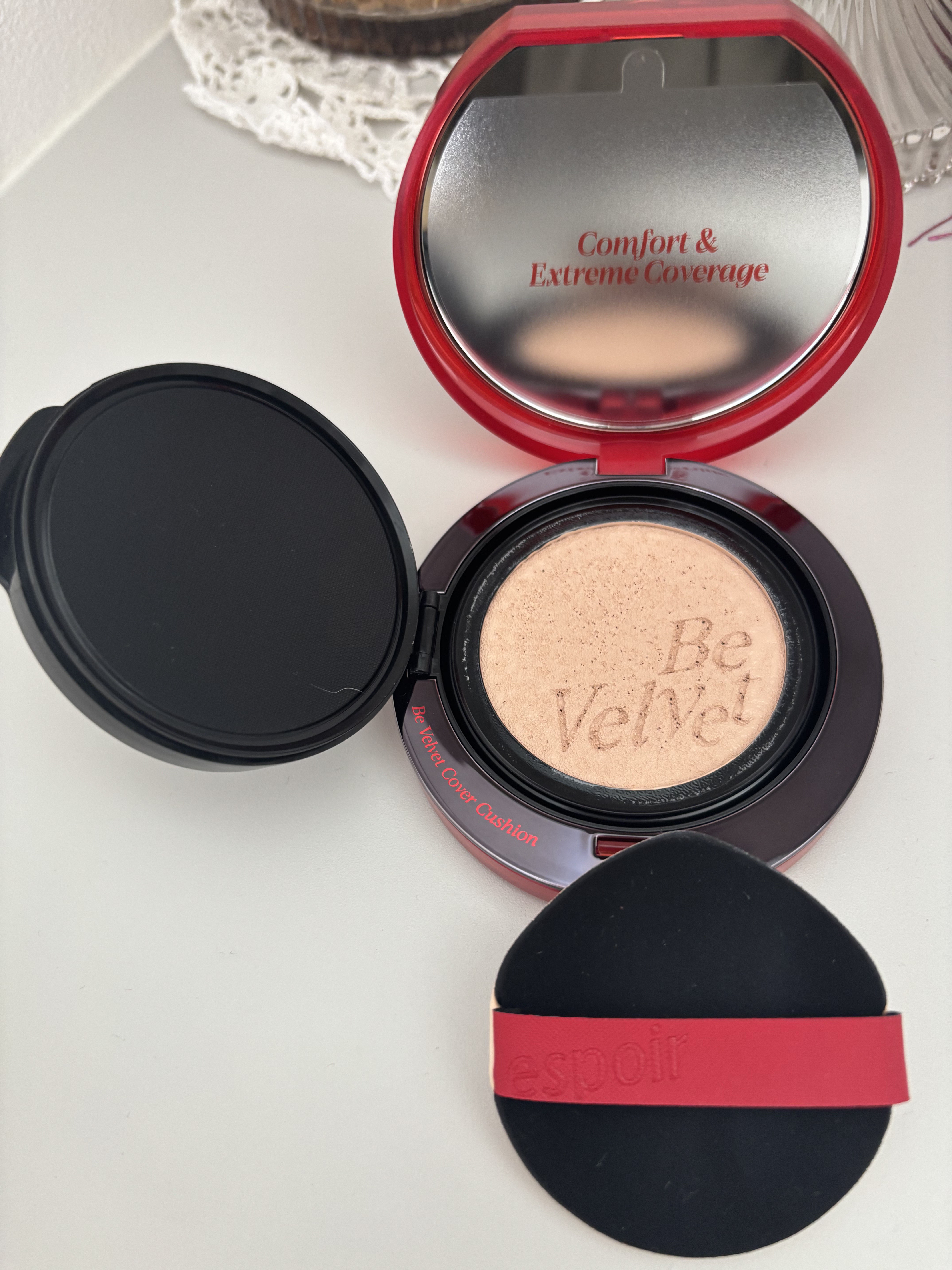 ビーベルベットカバークッション/espoir/クッションファンデーションを使ったクチコミ（1枚目）