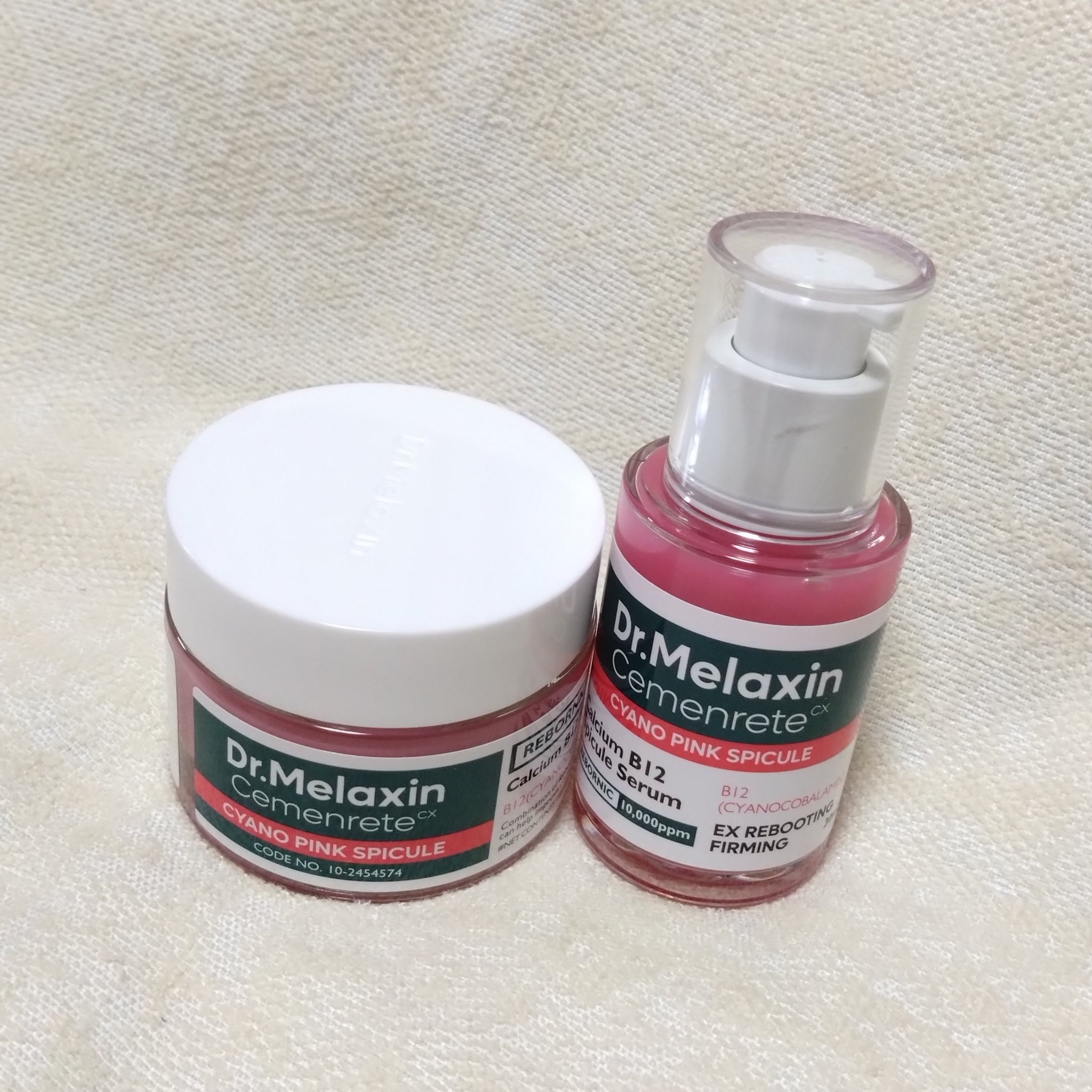 セメンリトシアノ ピンクスピキュールセラム/Dr.Melaxin/美容液を使ったクチコミ（2枚目）