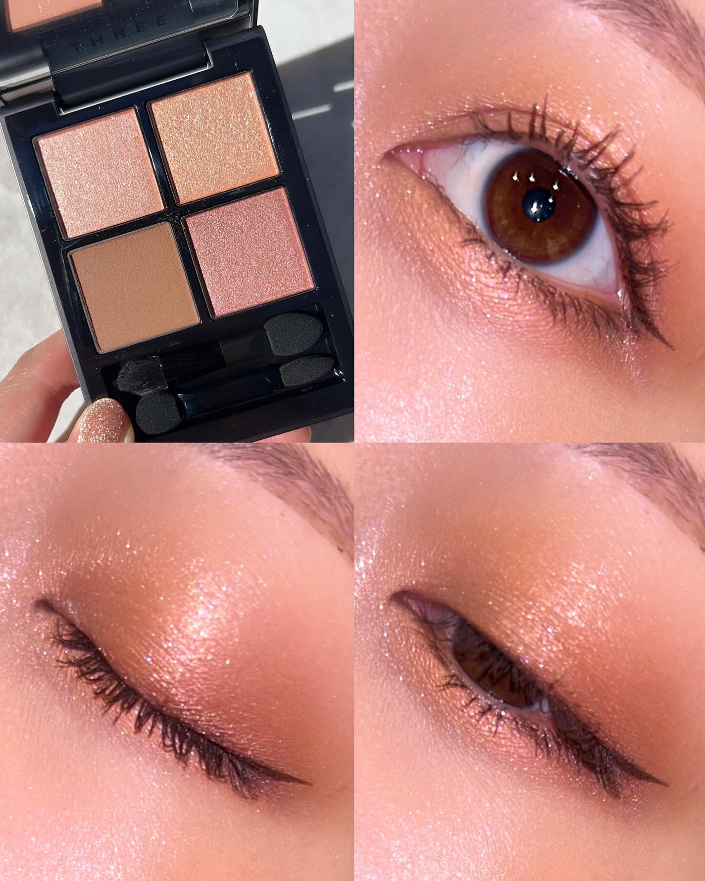 THREE スターゲージング アイシャドウクアッド/THREE/アイシャドウパレットを使ったクチコミ(5枚目)