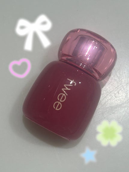 フィー 3Dボリューミングティント 02 バニラデュー/fwee/リップティントを使ったクチコミ(1枚目)