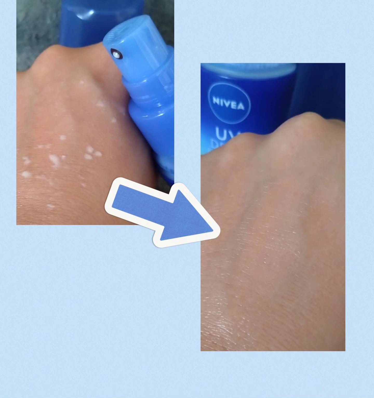 ニベアUV ディーププロテクト＆ケア ミルクミスト/ニベア/日焼け止めミスト・スプレーを使ったクチコミ（3枚目）