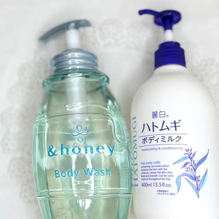 サボンクリア ジェルボディウォッシュ/&honey/ボディソープを使ったクチコミ(1枚目)