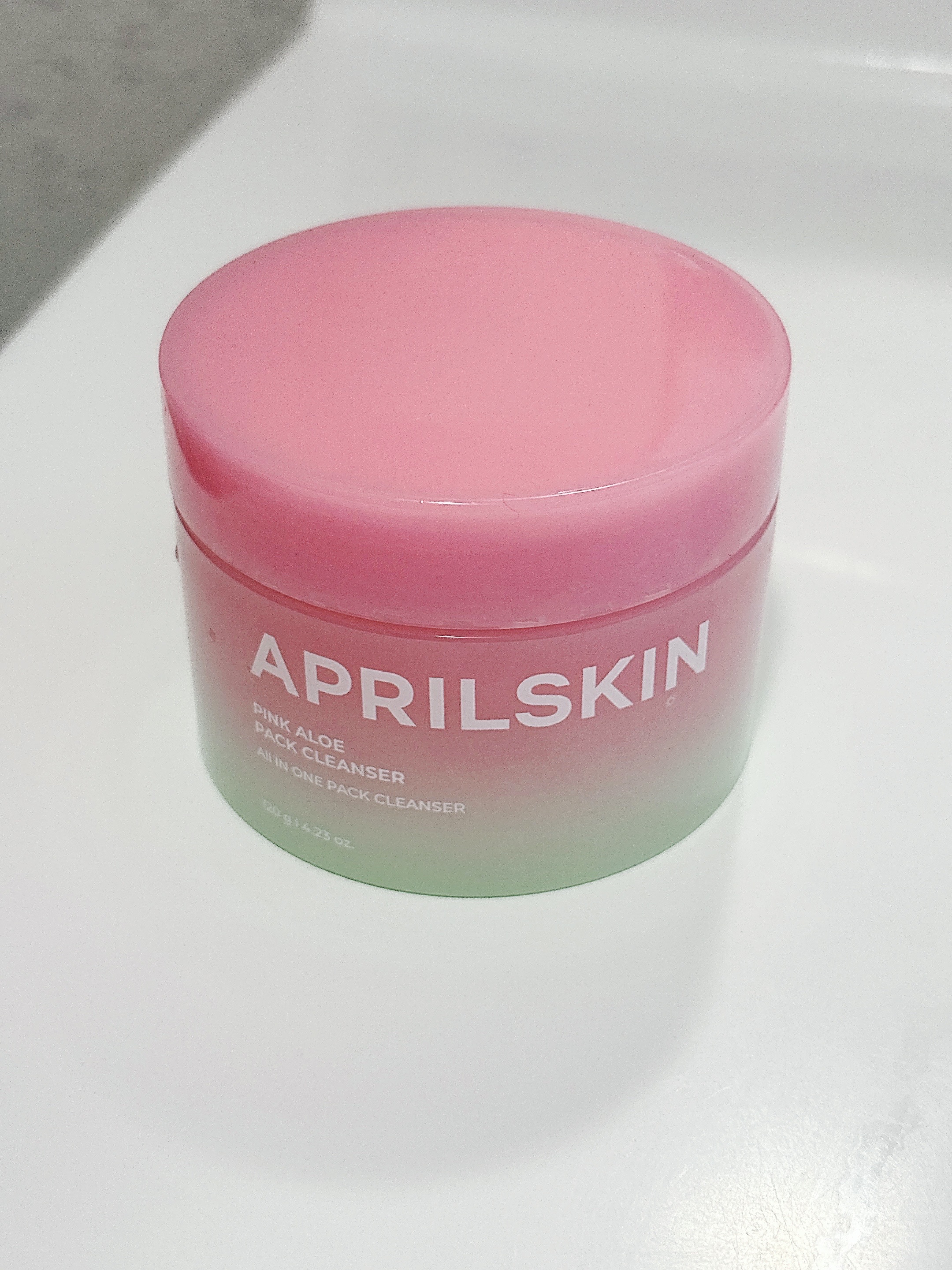 ピンクアロエメレンゲクレンザー/APRILSKIN/その他洗顔料を使ったクチコミ（1枚目）
