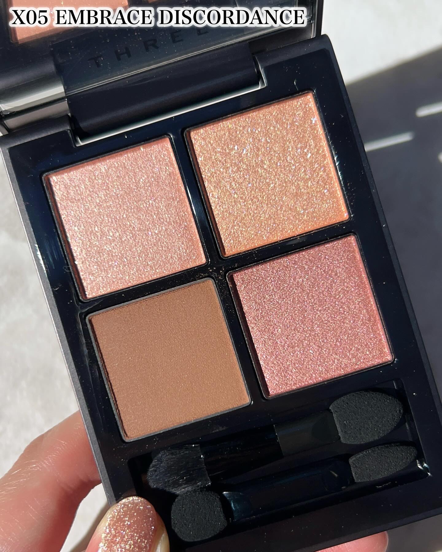 THREE スターゲージング アイシャドウクアッド/THREE/アイシャドウパレットを使ったクチコミ（2枚目）