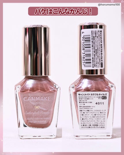 カラフルネイルズ N122 サンドメモリー/キャンメイク/マニキュアの画像