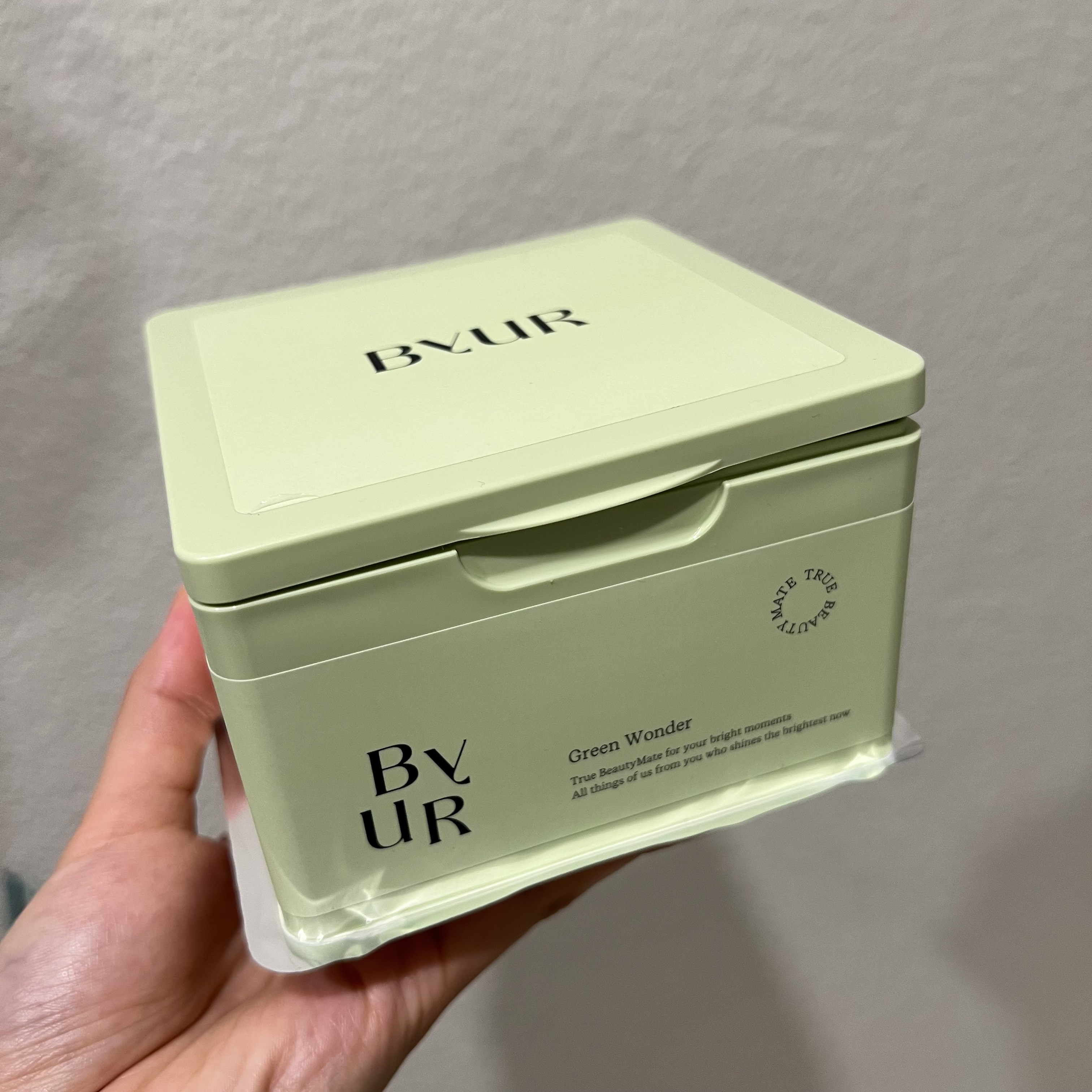 バイユア スージンググリーン デイリーアクアセラムマスク/ByUR/シートマスク・パックを使ったクチコミ（1枚目）