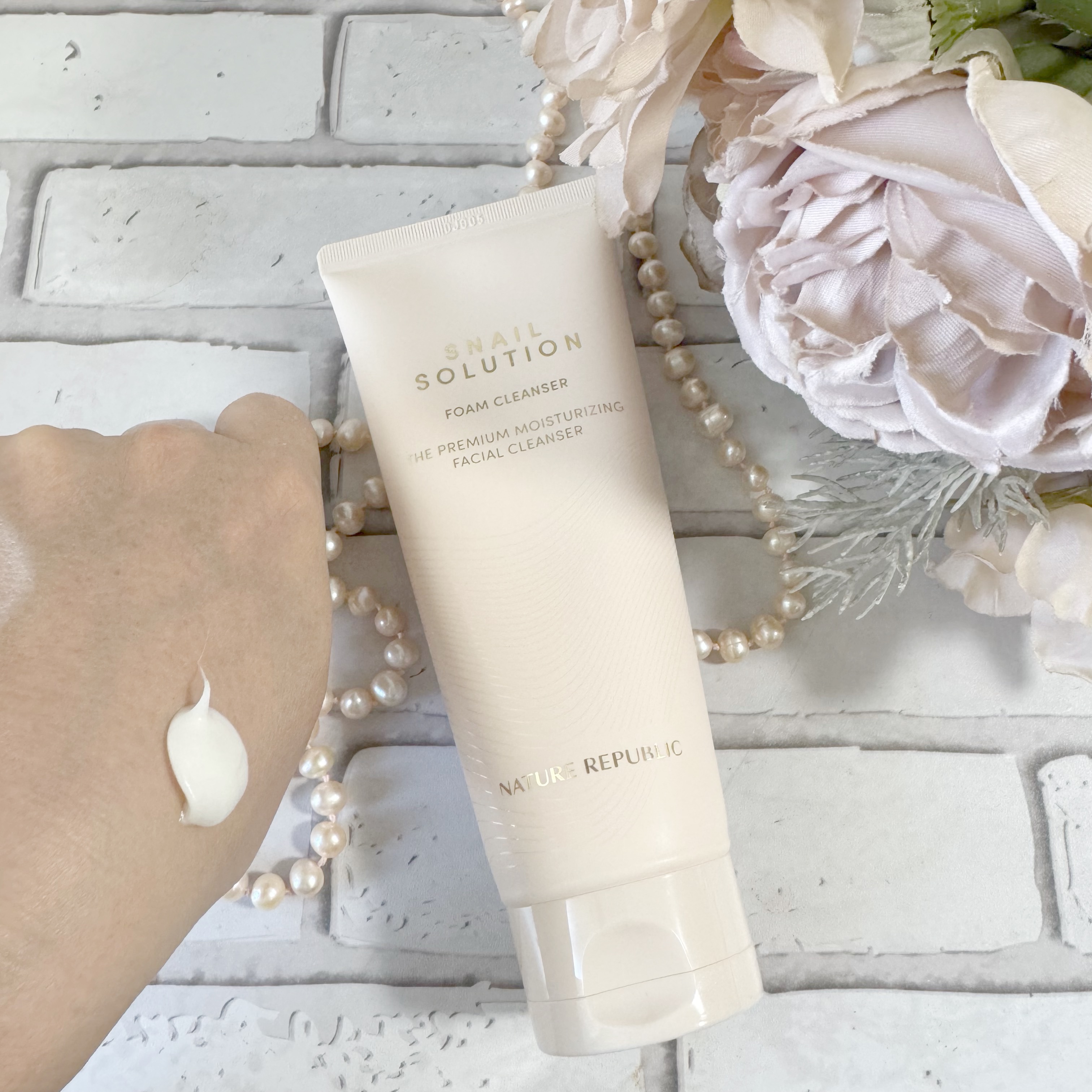 スネイルソリューションフォームクレンザー/ネイチャーリパブリック/洗顔フォームを使ったクチコミ（2枚目）