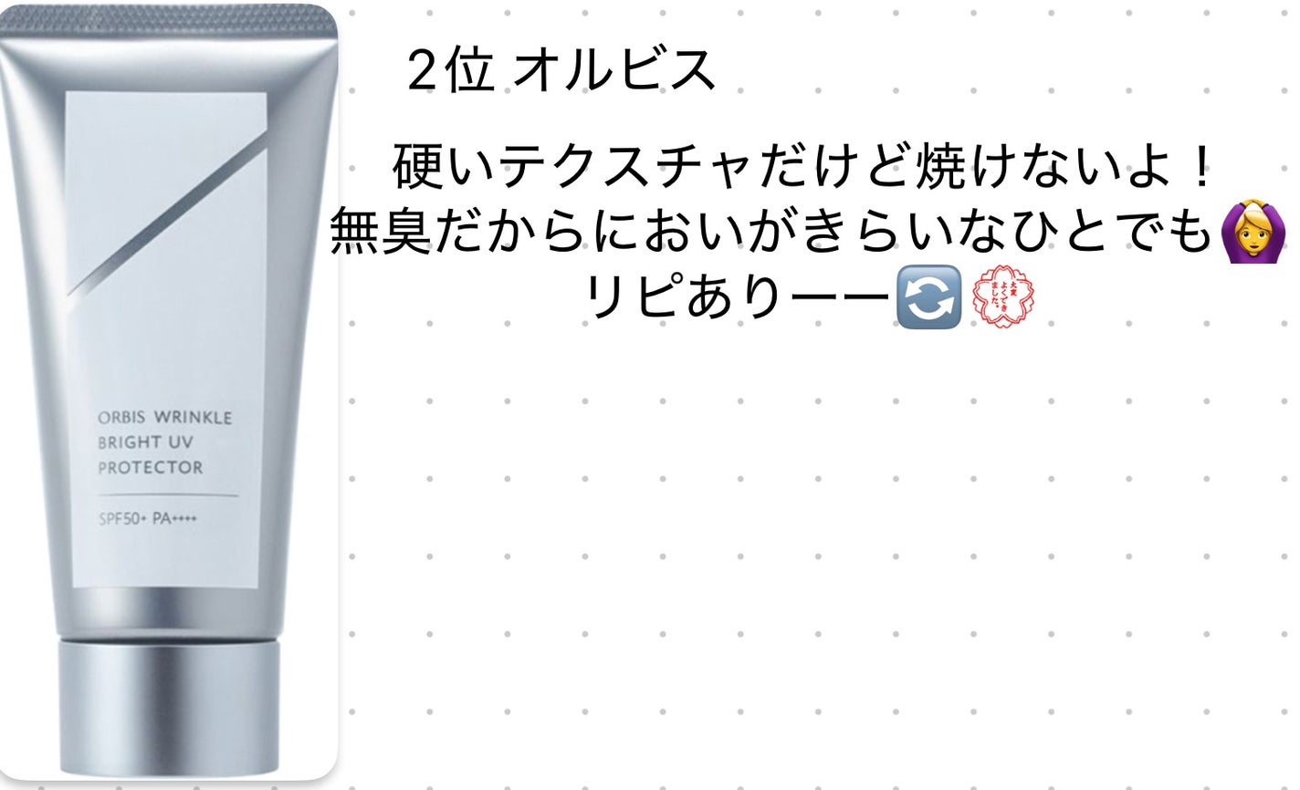 あめ/フォロバする🍬 on LIPS 「個人的おすすめ日焼け止め✨1位は…???フォローといいねよろし..」(4枚目)
