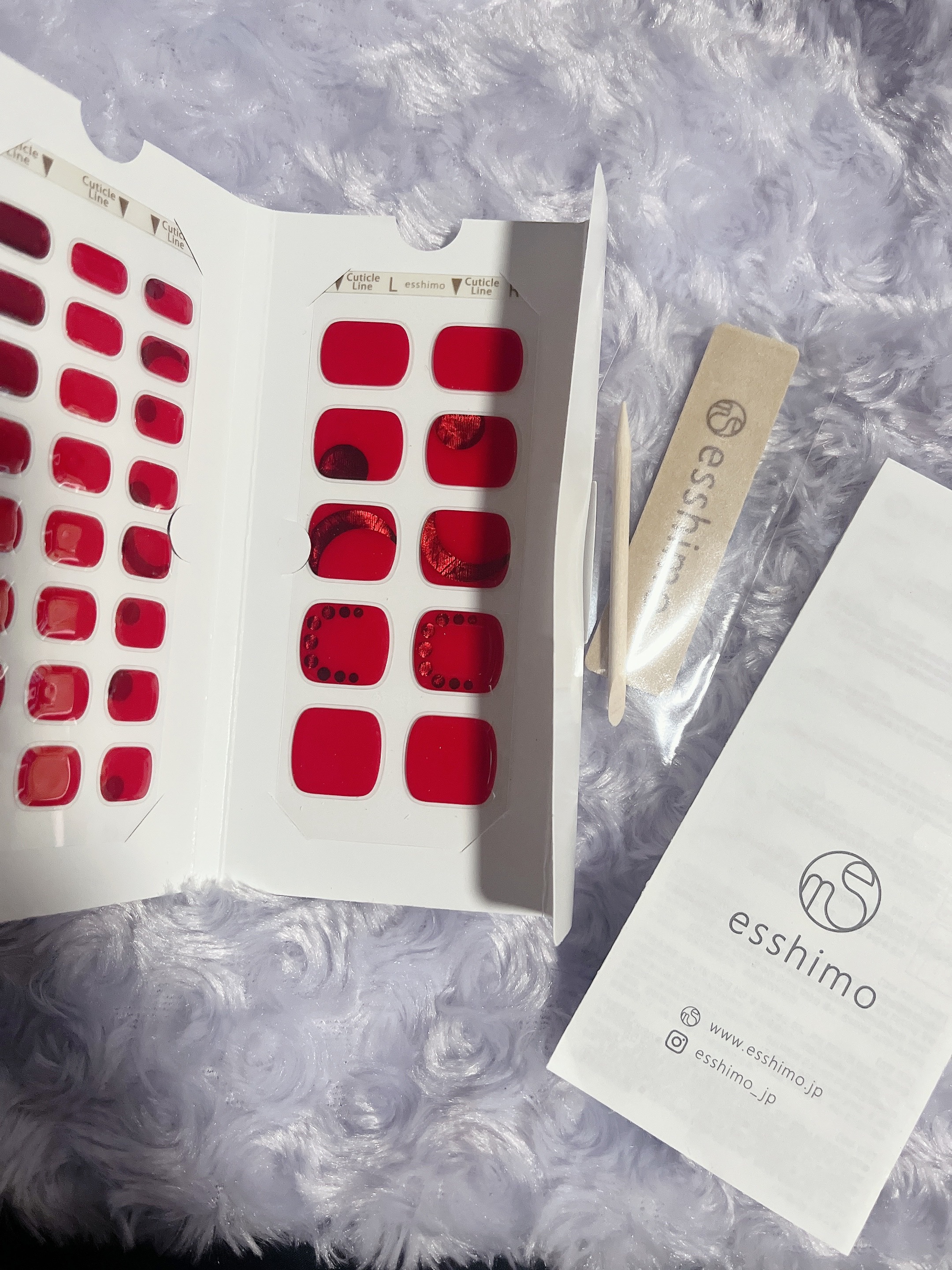 フィットフィックスジェルネイル/esshimo/ネイルシールを使ったクチコミ（2枚目）