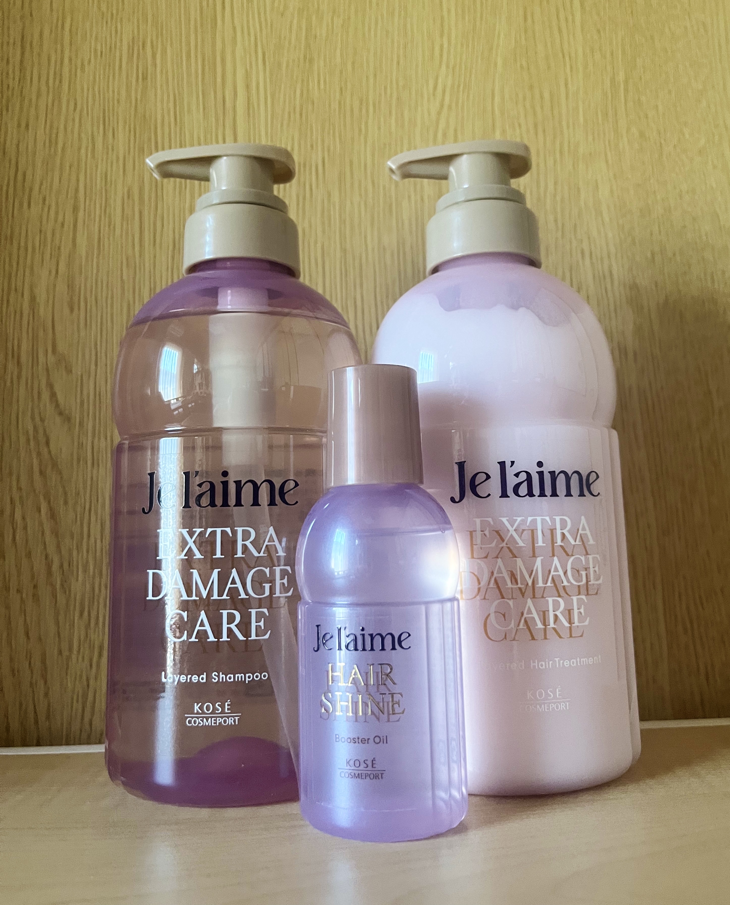 ジュレーム レイヤード シャンプー/ヘアトリートメント （エクストラダメージケア）/Je l'aime/市販シャンプーを使ったクチコミ（1枚目）