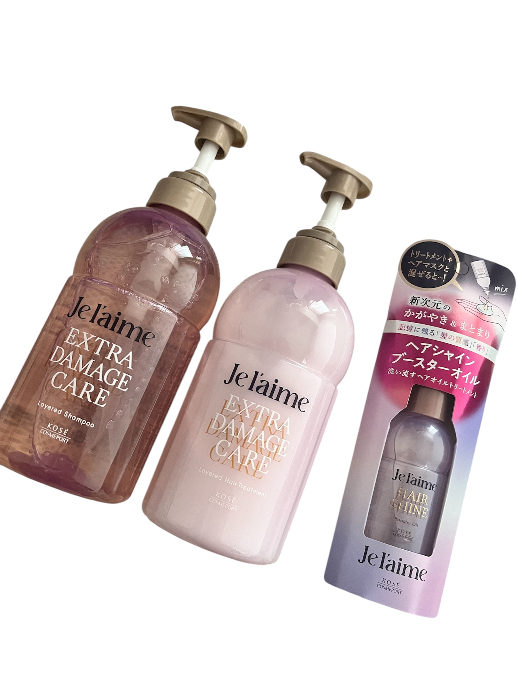 ジュレーム レイヤード シャンプー/ヘアトリートメント （エクストラダメージケア）/Je l'aime/市販シャンプーを使ったクチコミ（1枚目）