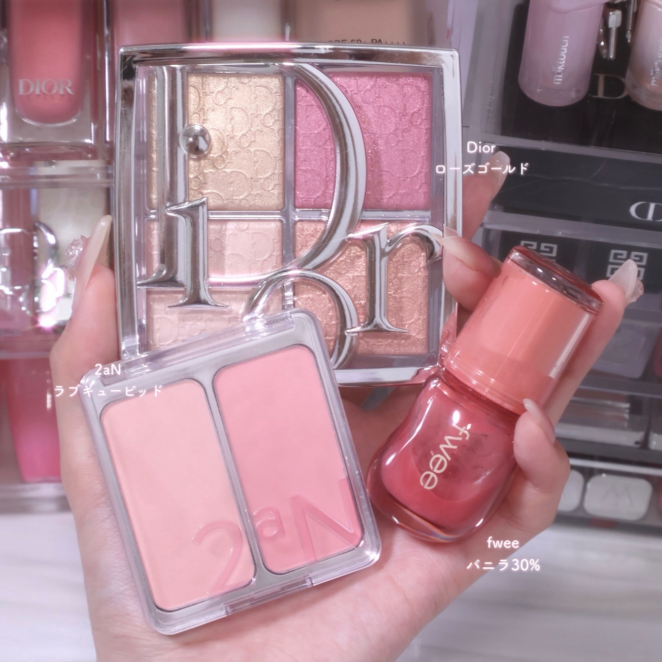 バックステージ グロウ マキシマイザー パレット/Dior/ハイライトを使ったクチコミ（1枚目）