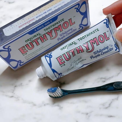 ホワイトパープル歯みがき ピーチフローラルミントの香り/EUTHYMOL/歯磨き粉を使ったクチコミ(5枚目)