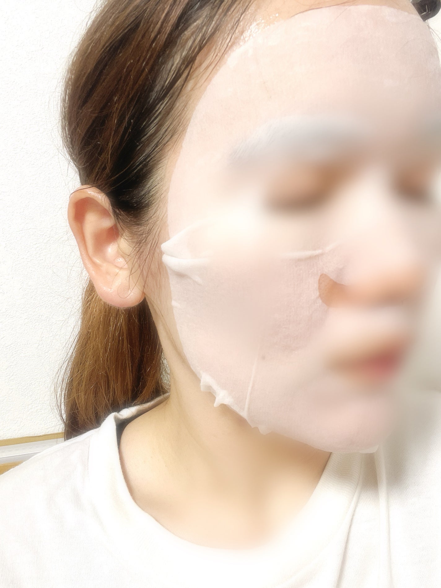 薬用リンクルエッセンスマスク ホワイト/なめらか本舗/シートマスク・パックを使ったクチコミ(3枚目)