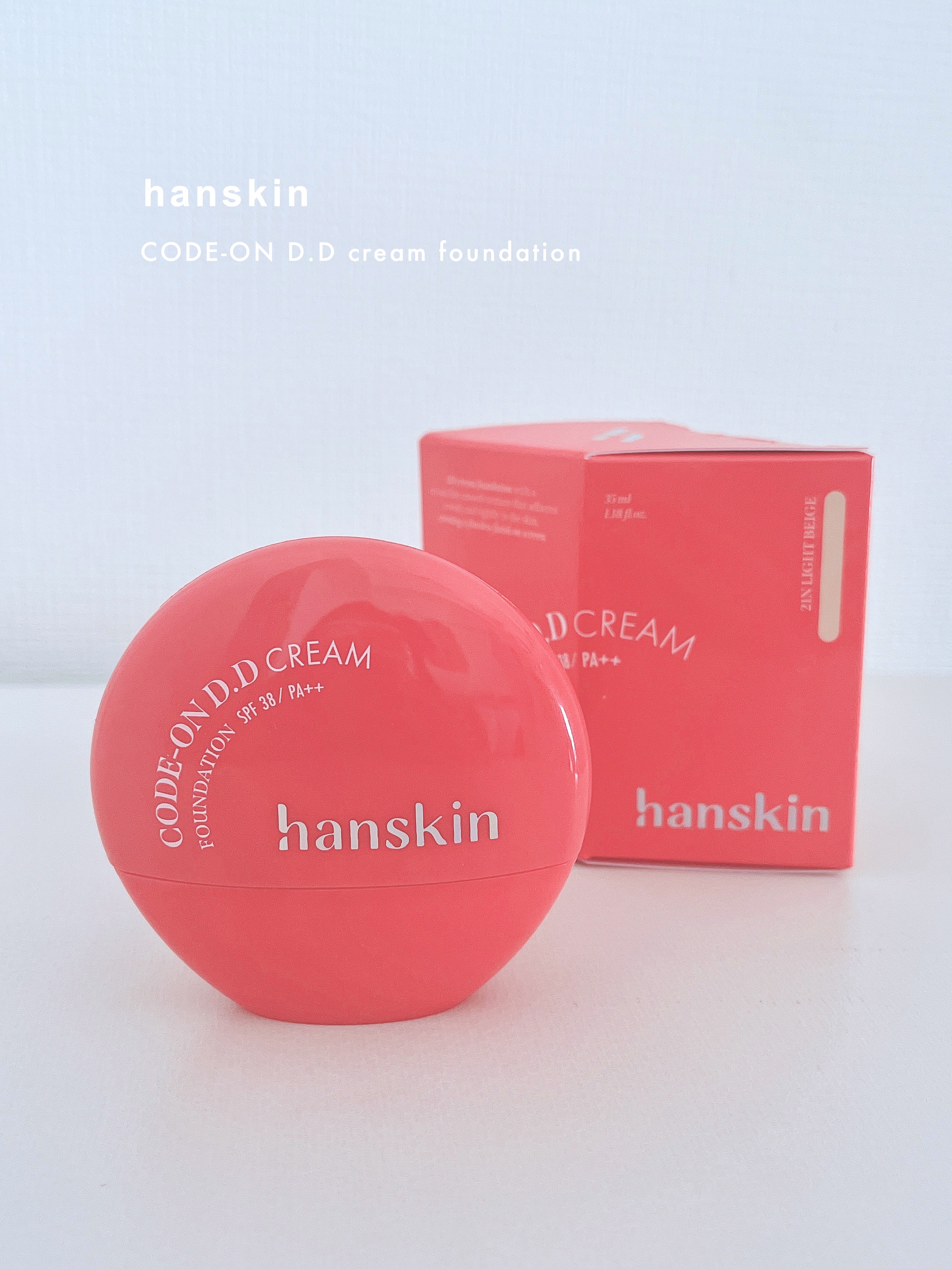 CODEON DDクリームファンデーション/ハンスキン/クリーム・エマルジョンファンデーションを使ったクチコミ（1枚目）