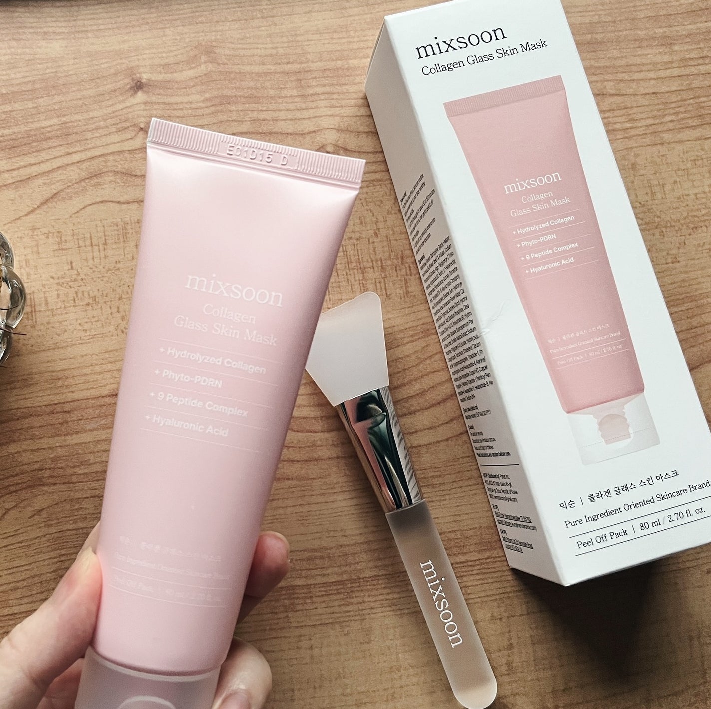 コラーゲングラススキンマスク/mixsoon/洗い流すパック・マスクを使ったクチコミ(1枚目)