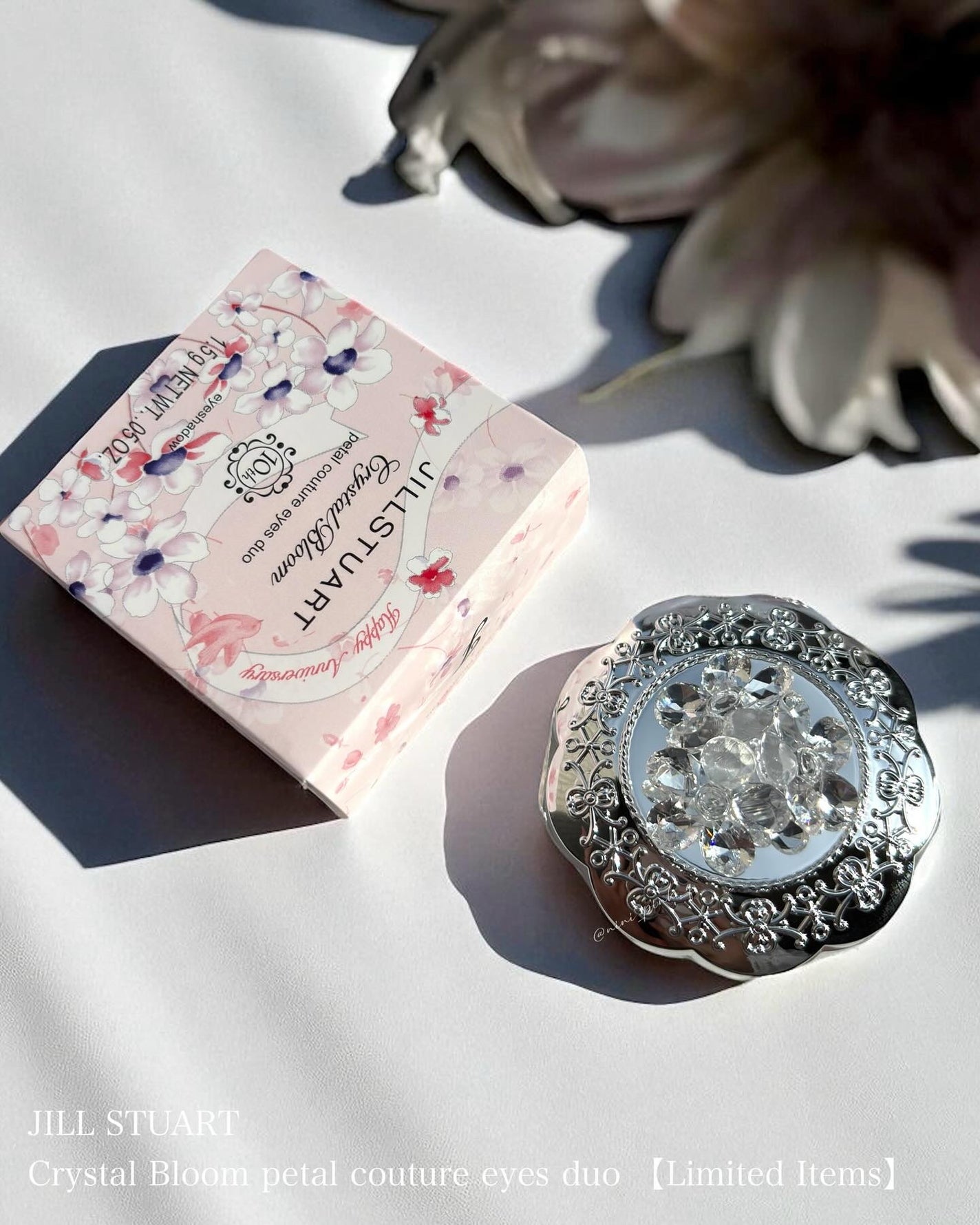 ジルスチュアート クリスタルブルーム ペタルクチュールアイズ デュオ/JILL STUART/アイシャドウパレットを使ったクチコミ(2枚目)