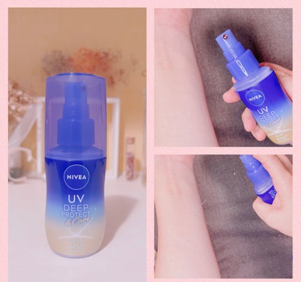 ニベアUV ディーププロテクト&ケア ミルクミスト/ニベア/日焼け止めミスト・スプレーを使ったクチコミ(2枚目)