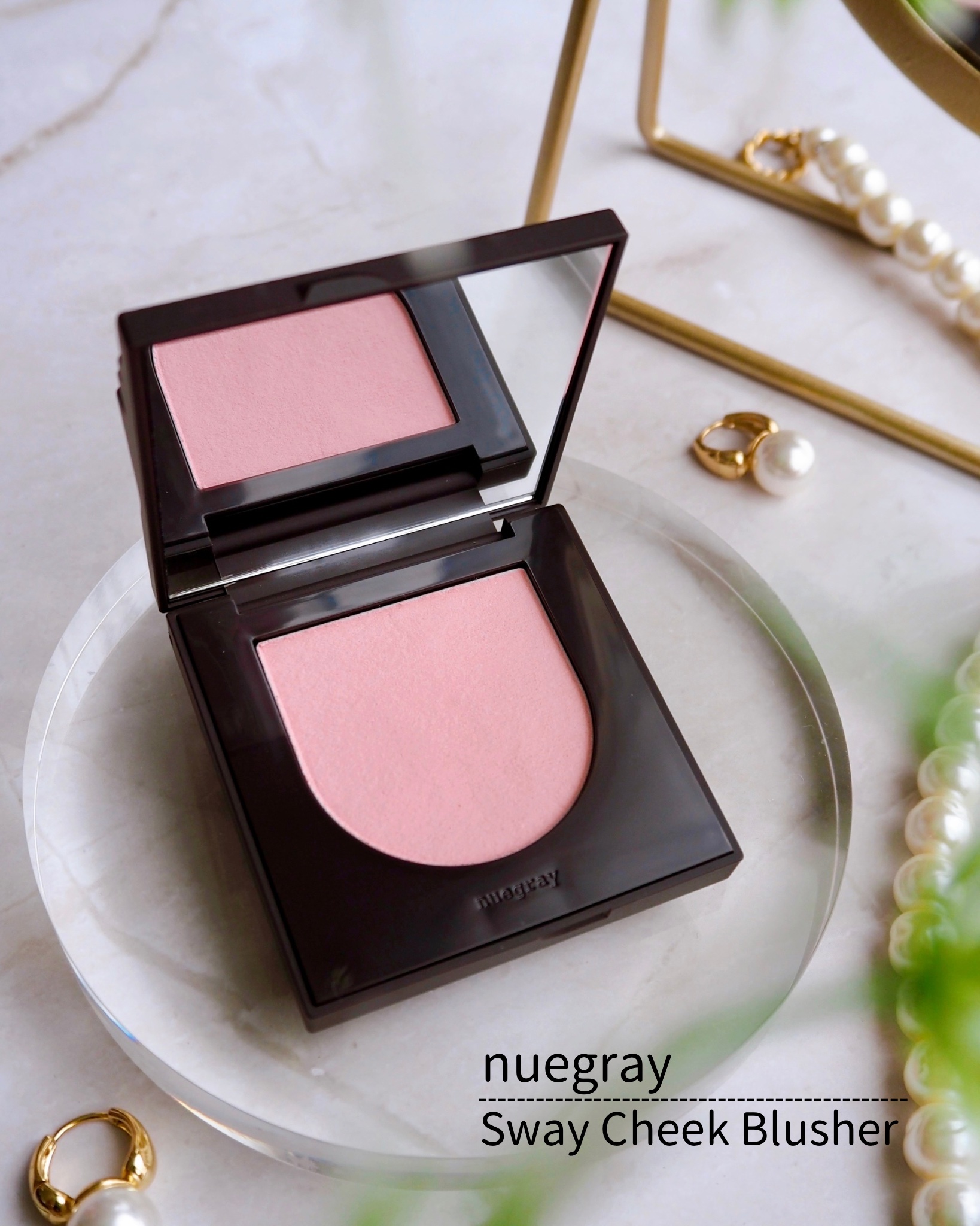 スウェイチークブラッシャー/nuegray/ジェル・クリームチークを使ったクチコミ（1枚目）