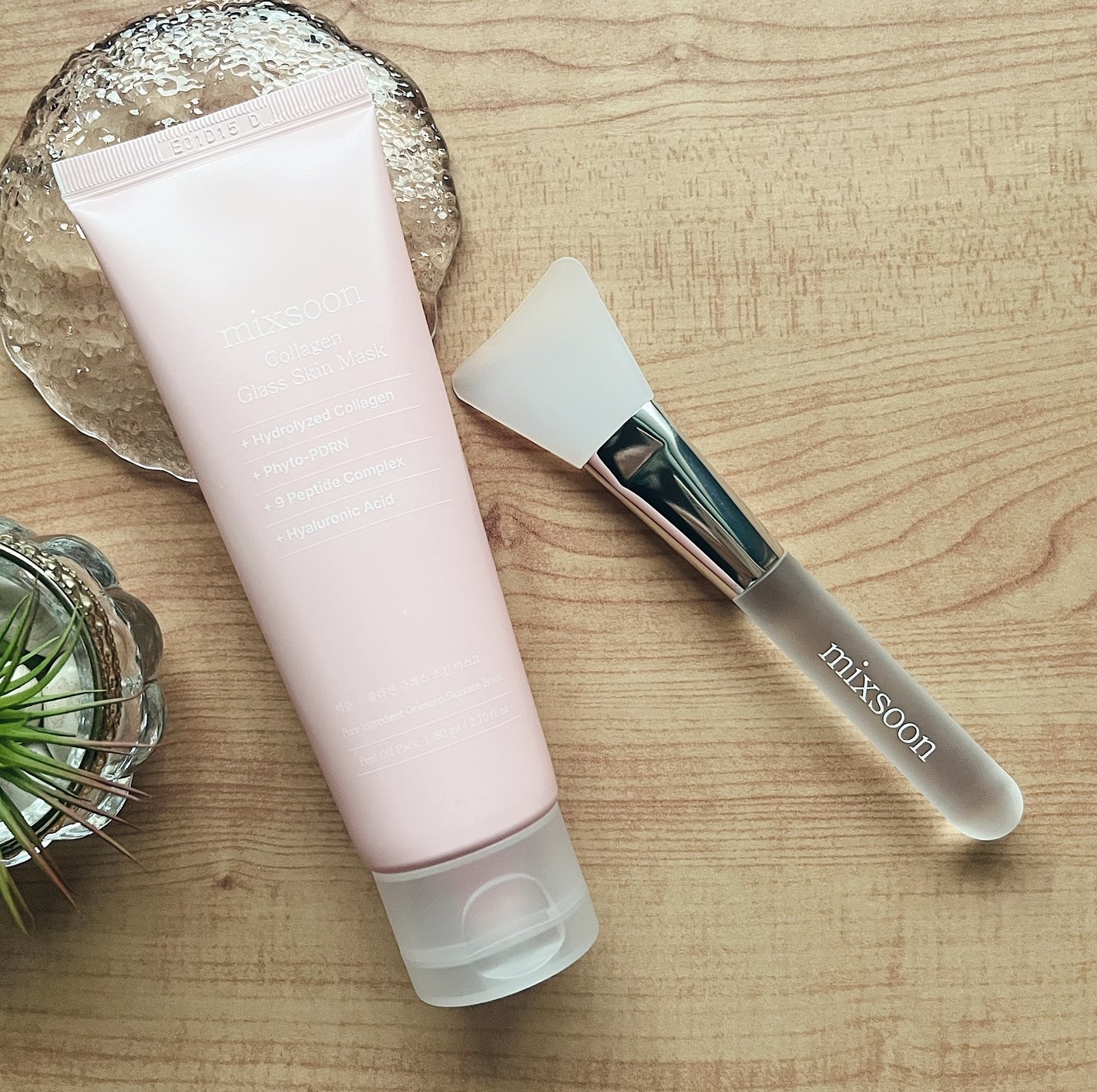 コラーゲングラススキンマスク/mixsoon/洗い流すパック・マスクを使ったクチコミ(2枚目)