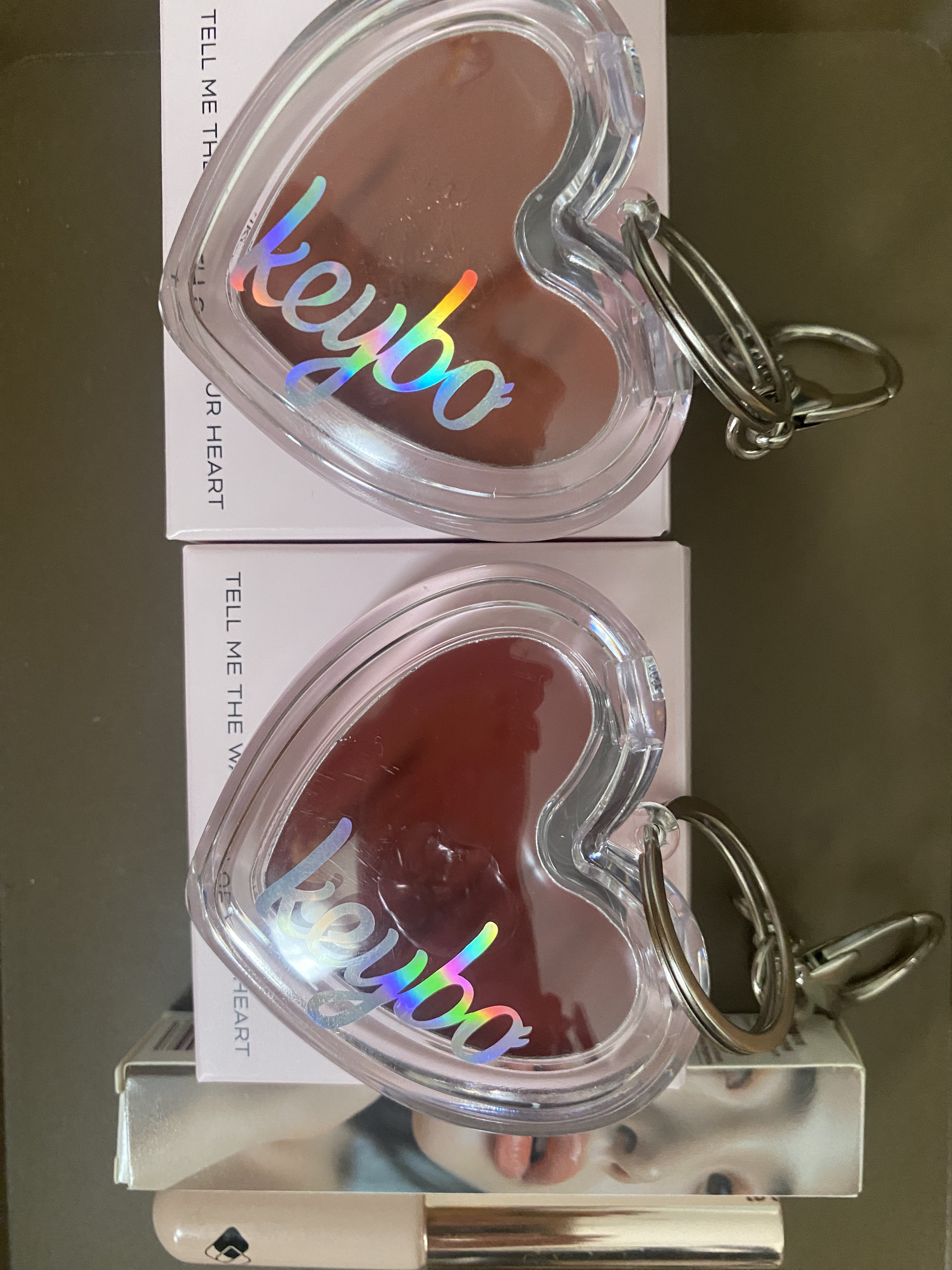ハートキーリング リップ＆チーク/keybo/口紅を使ったクチコミ（2枚目）