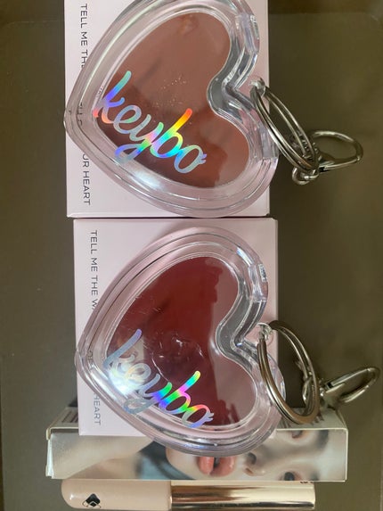 ハートキーリング リップ&チーク/keybo/口紅を使ったクチコミ(2枚目)