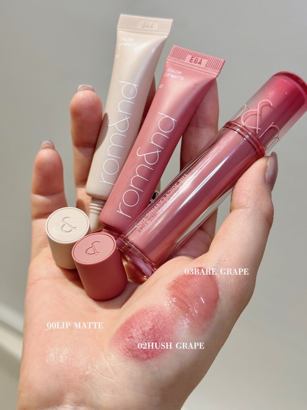 カラーリップマット/rom&nd/口紅を使ったクチコミ(2枚目)