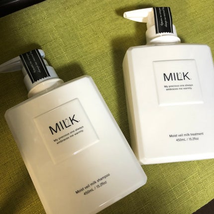 モイストヴェール シャンプー/トリートメント<無香料>/MILK./市販シャンプーを使ったクチコミ(1枚目)