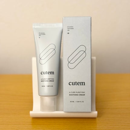 エーキュアピュリファイングスージングクリーム/cutem/フェイスクリームを使ったクチコミ(1枚目)