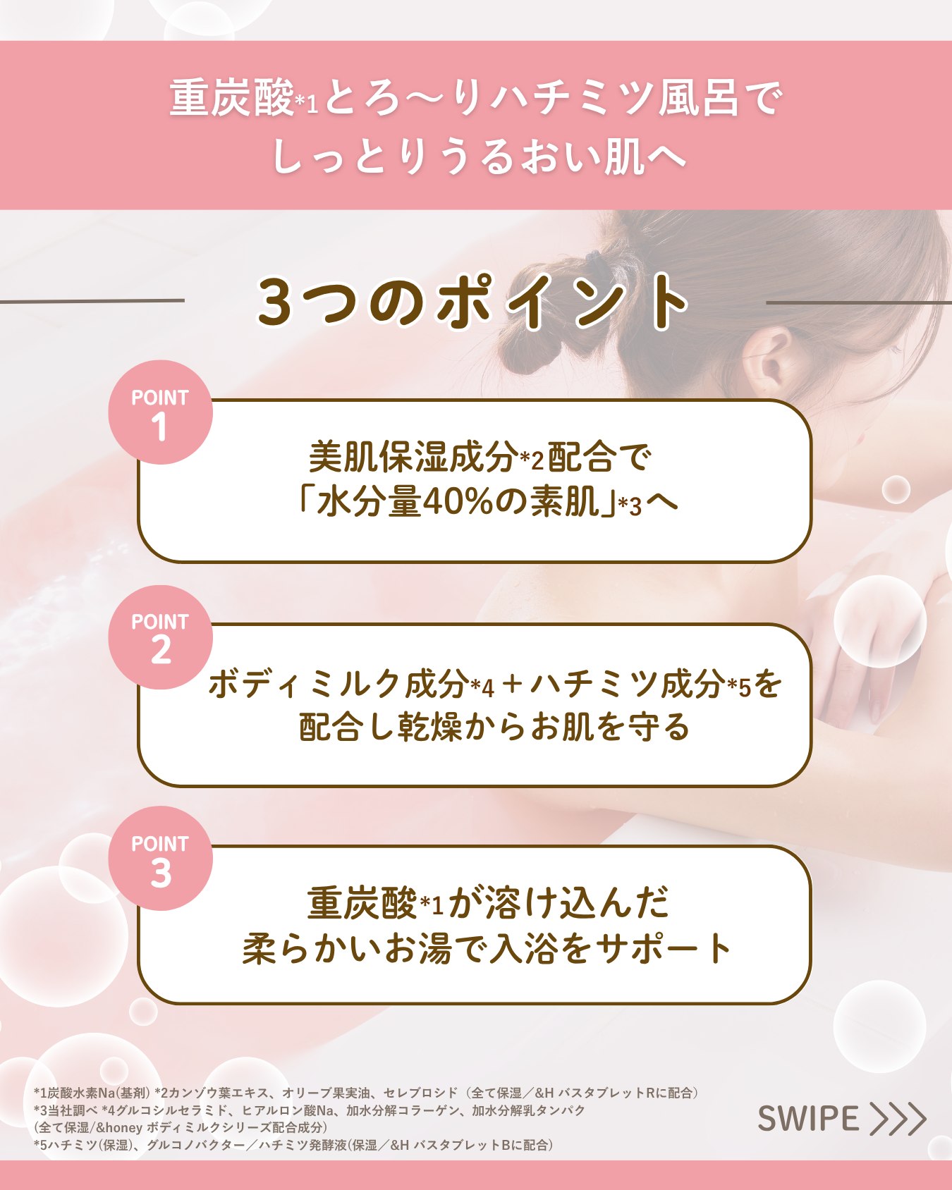 ビューティー スパ バスタブレット/&honey/入浴剤を使ったクチコミ（2枚目）